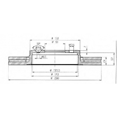 BDC5143 QUINTON HAZELL Тормозной диск