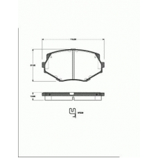 1501223234 S.b.s. Комплект тормозных колодок, дисковый тормоз