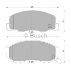 0 986 505 005 BOSCH Комплект тормозных колодок, дисковый тормоз