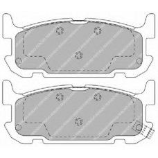 FDB1755 FERODO Комплект тормозных колодок, дисковый тормоз