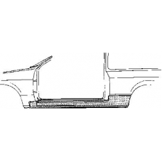 3730101 VAN WEZEL Накладка порога