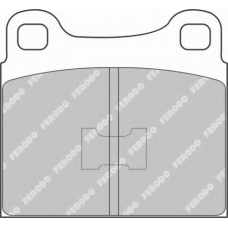 FDB105 FERODO Комплект тормозных колодок, дисковый тормоз