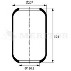 MLF8001 MERITOR Кожух пневматической рессоры