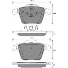 AC692181D AC Delco Комплект тормозных колодок, дисковый тормоз