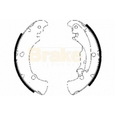 SH2505 BRAKE ENGINEERING Комплект тормозных колодок