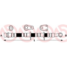 T 28 074 BREMBO Тормозной шланг