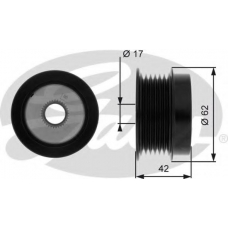 OAP7035 GATES Механизм свободного хода генератора