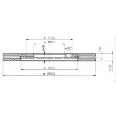 BSF3747 QUINTON HAZELL Тормозной диск