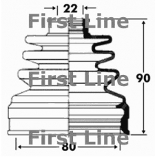 FCB2814 FIRST LINE Пыльник, приводной вал