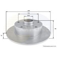 ADC3006 COMLINE Тормозной диск