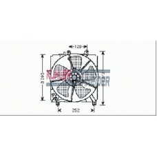 3280291 KUHLER SCHNEIDER Вентилятор, охлаждение двигателя
