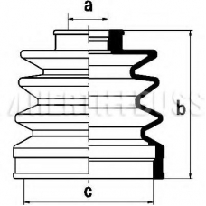 J2865000 NIPPARTS Комплект пылника, приводной вал