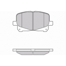 12-1049 E.T.F. Комплект тормозных колодок, дисковый тормоз