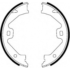 BS1141 QUINTON HAZELL Комплект тормозных колодок, стояночная тормозная с