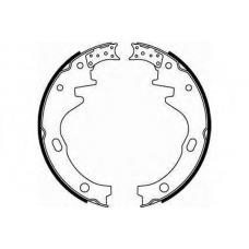 GS8259 TRW Комплект тормозных колодок