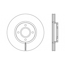 BDA2688.20 OPEN PARTS Тормозной диск