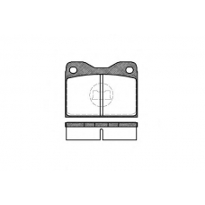0008.30 QUINTON HAZELL Комплект тормозных колодок, дисковый тормоз