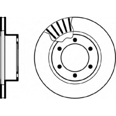MDC1375 MINTEX Тормозной диск