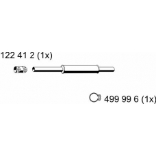 142014 ERNST Предглушитель выхлопных газов