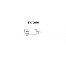 TY70070 VENEPORTE Глушитель выхлопных газов конечный