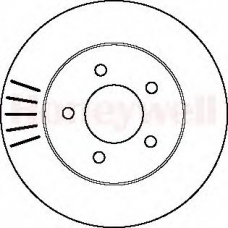 562137B BENDIX Тормозной диск