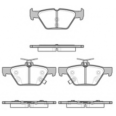 21638.02 ROADHOUSE Комплект тормозных колодок, дисковый тормоз