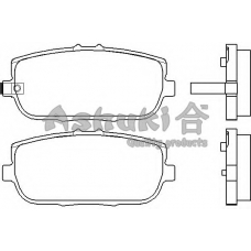 M054-08J ASHUKI Комплект тормозных колодок, дисковый тормоз