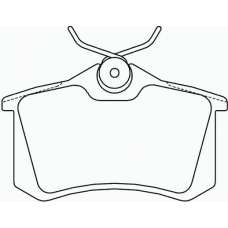 MDK0110 MINTEX Комплект тормозов, дисковый тормозной механизм