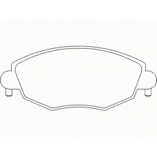 MDK0187 MINTEX Комплект тормозов, дисковый тормозной механизм