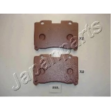 PA-293AF JAPANPARTS Комплект тормозных колодок, дисковый тормоз