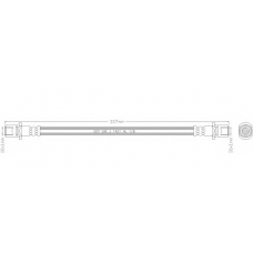 3121 REMKAFLEX Тормозной шланг