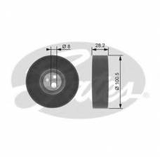 T36003 GATES Натяжной ролик, поликлиновой  ремень