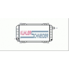 1800081 KUHLER SCHNEIDER Радиатор, охлаждение двигател