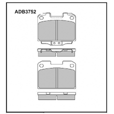 ADB3752 Allied Nippon Тормозные колодки