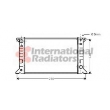 18002085 VAN WEZEL Радиатор, охлаждение двигателя