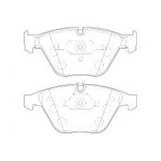 WBP23312A WAGNER LOCKHEED Комплект тормозных колодок, дисковый тормоз