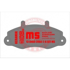 13-0460-3960-2-C-SET MASTER-SPORT Комплект тормозных колодок, дисковый тормоз
