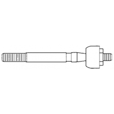 40877 SPIDAN Осевой шарнир, рулевая тяга