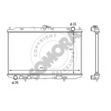 193440E SOMORA Радиатор, охлаждение двигателя