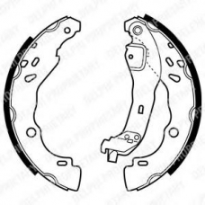 LS1968 DELPHI Комплект тормозных колодок