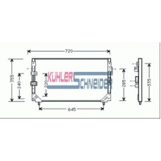 3229101 KUHLER SCHNEIDER Конденсатор, кондиционер