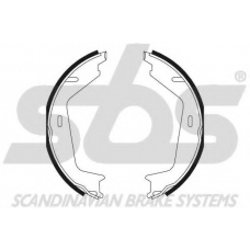 18492748733 S.b.s. Комплект тормозных колодок, стояночная тормозная с