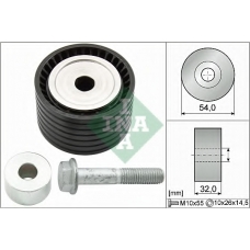 532 0654 10 INA Паразитный / Ведущий ролик, зубчатый ремень