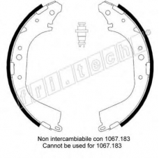 1067.186 fri.tech. Комплект тормозных колодок