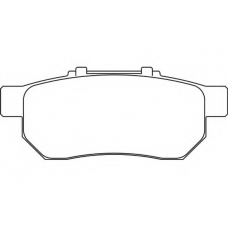 WBP21739A WAGNER LOCKHEED Комплект тормозных колодок, дисковый тормоз