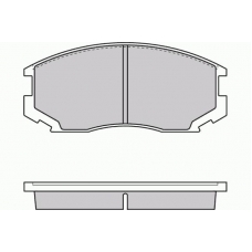 12-0732 E.T.F. Комплект тормозных колодок, дисковый тормоз