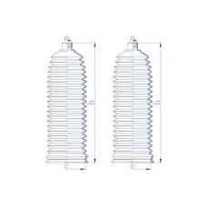 QG1578 QUINTON HAZELL Комплект пылника, рулевое управление