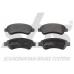 1501223741 S.b.s. Комплект тормозных колодок, дисковый тормоз