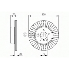 0 986 479 773 BOSCH Тормозной диск