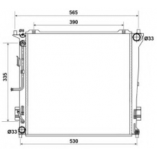 53163 NRF Радиатор, охлаждение двигателя